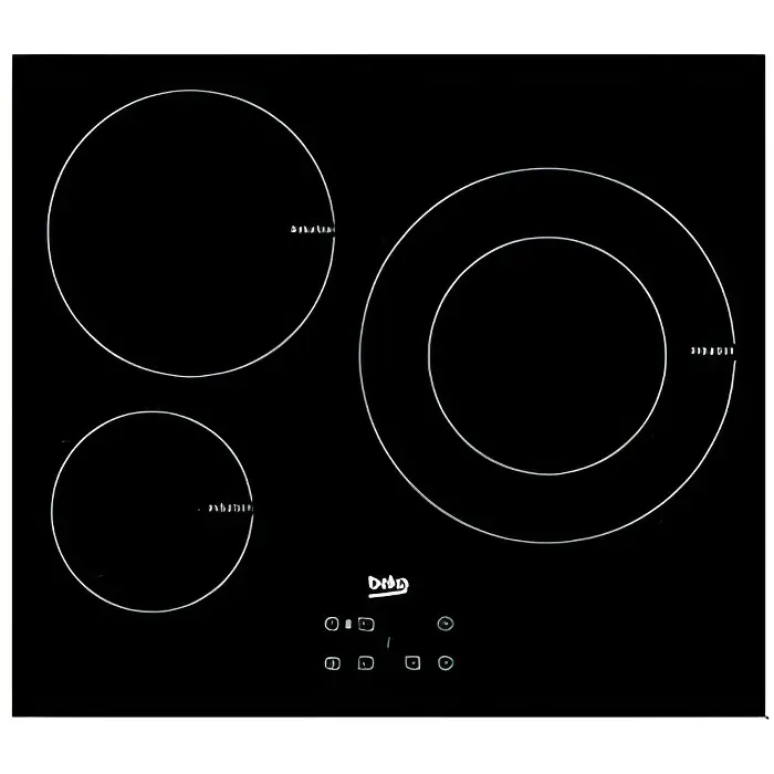 Plaque à Induction - BEKO - HII63402MT - Noir - 3 Zones de cuisson - 5700 W
