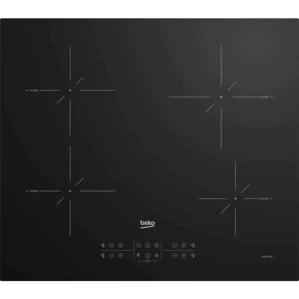 Plaque à induction BEKO HII64200SMT — coloris Noir
