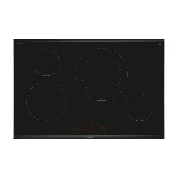 Plaque à induction - BOSCH - PIE875HC1E - 816 cm - Noir - Électrique