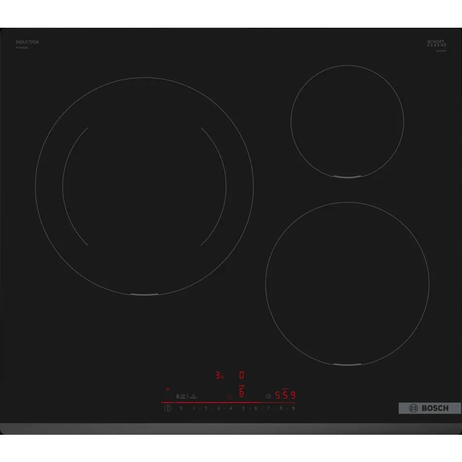 Plaque à induction BOSCH PIJ631HB1E — coloris Noir