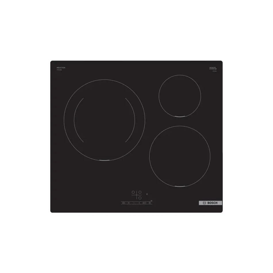 Plaque à induction BOSCH PUJ611BB5E — coloris Noir
