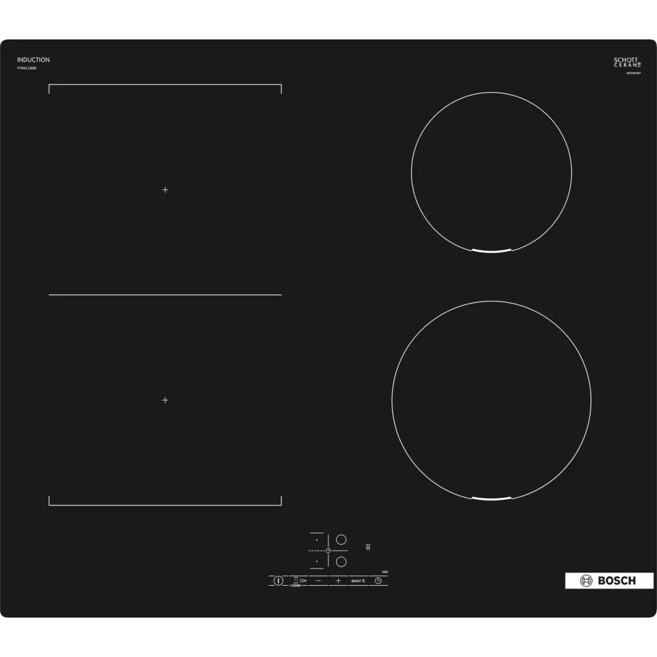 Plaque à induction BOSCH PVS611BB6E — coloris Noir