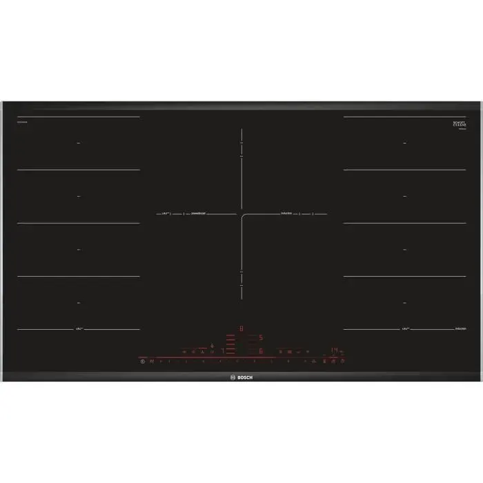 Plaque à Induction - Bosch - PXV975DV1E - Verre-céramique - 5 Zones - 3300 W
