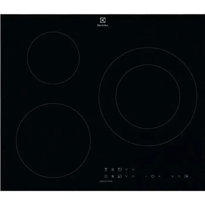 Plaque à Induction - Electrolux - LIT60336C - 3 zones de cuisson - Touch Control - Arrêt Automatique