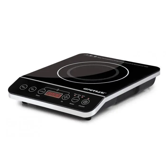 Plaque à induction - G3 Ferrari - G10061 - Verre noir - 1500/2000 W - Toucher avant