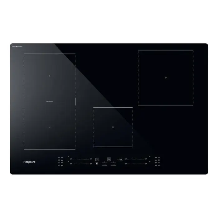 Plaque à induction Hotpoint HS1865CCPBF noire