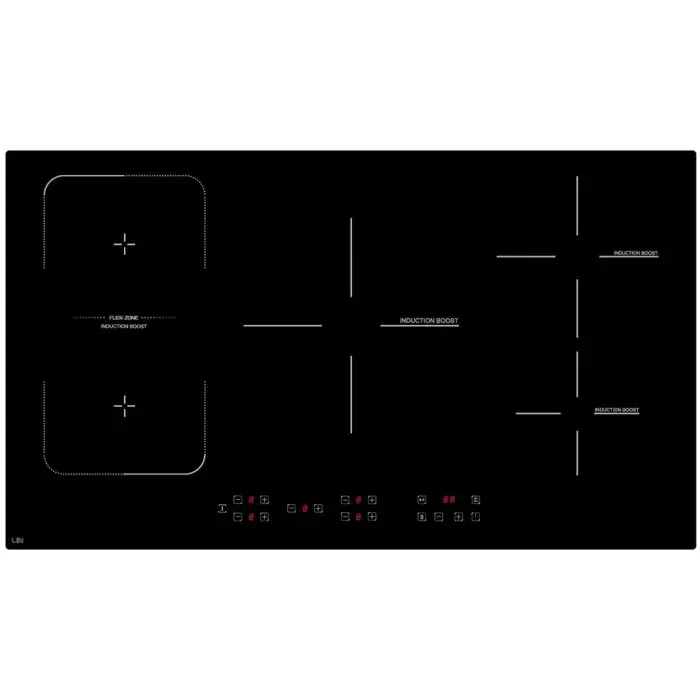 Plaque à induction - LIN - LI-B57235 - 72 kW - 5 zones - Vitrocéramique