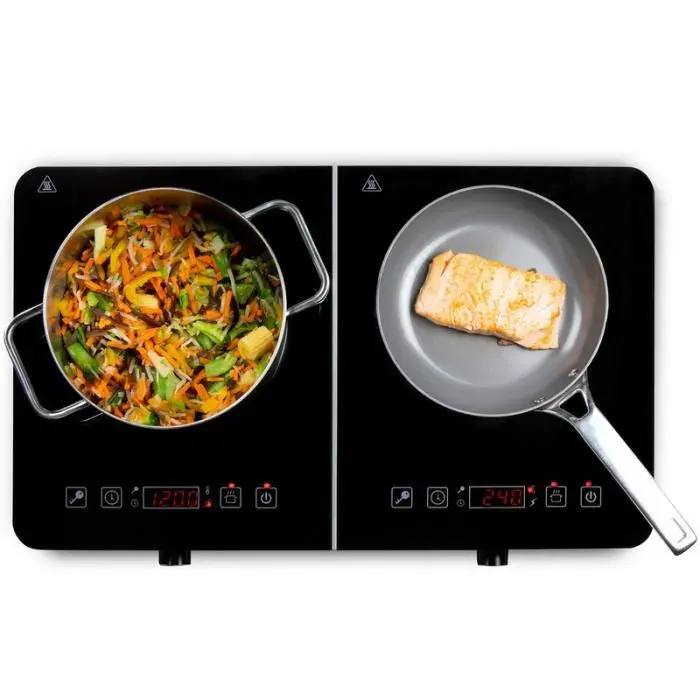 Plaque à Induction Posable - PRIMO PR303IKP - 2 Zones - 3500W - Noir