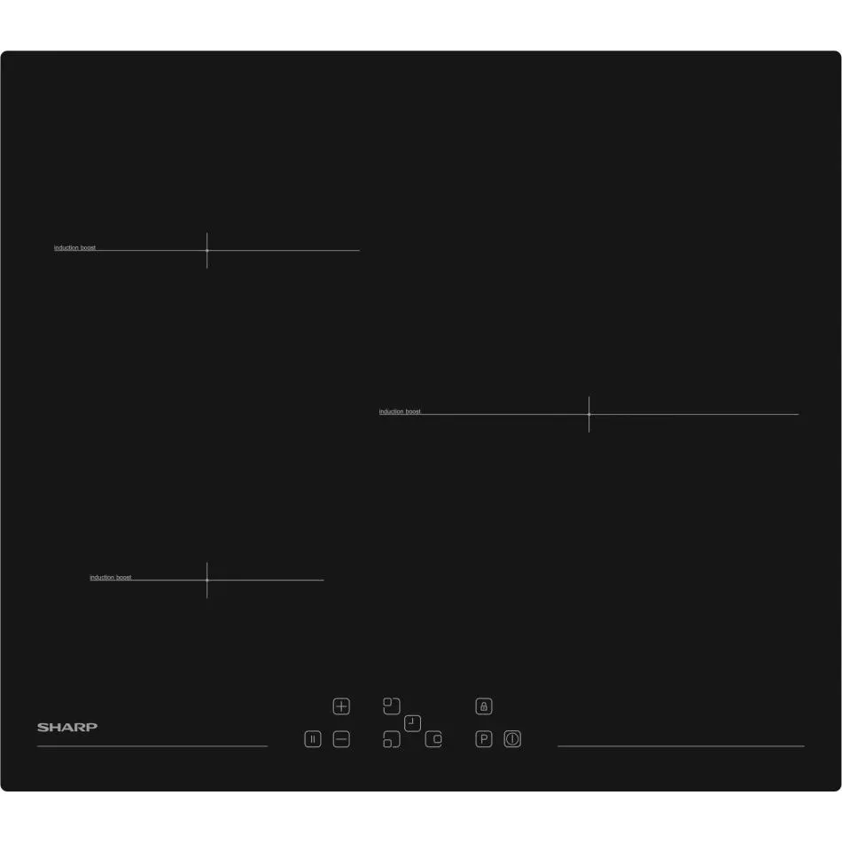 Plaque à induction SHARP KH6I31NT0I — coloris Noir