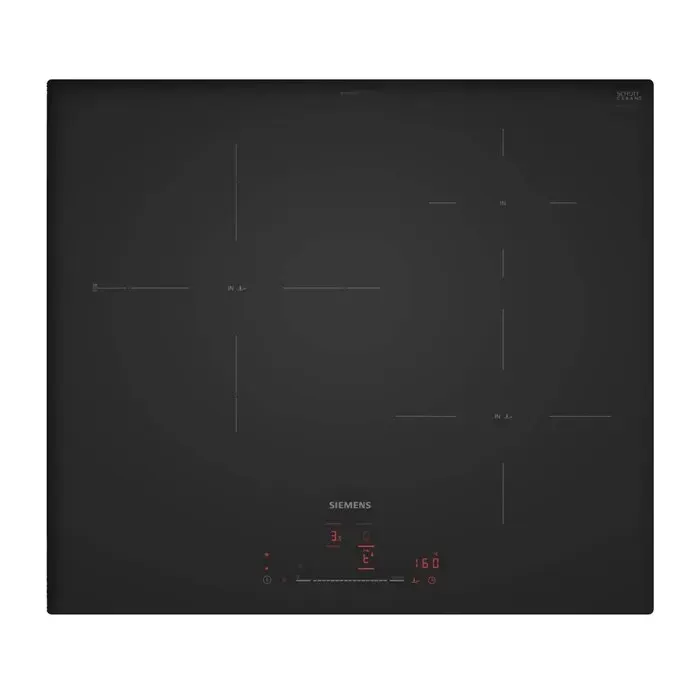 Plaque à Induction Siemens iQ300 3 Zones 7400W Noire - EH61AHCC1E