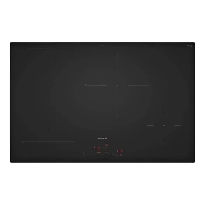Plaque à Induction Siemens iQ700 4 Zones 7400W Noire - EX81AHEC1E