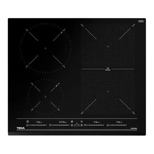 Plaque à induction - TEKA - IZF64440 - 60 cm - 4 zones (1 Flex 235x397 cm) - 7 400 W — coloris Blanc