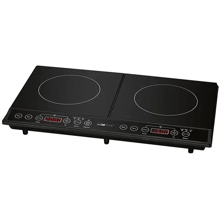 Plaque chauffante double à induction Clatronic DKI 3609 Noir