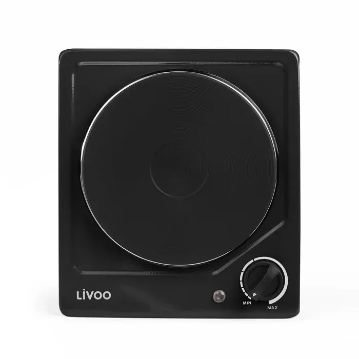Plaque de cuisson 1 foyer Livoo DOC167N - 1500W - plaque Noir Intégré 26 cm Plaque encastrable