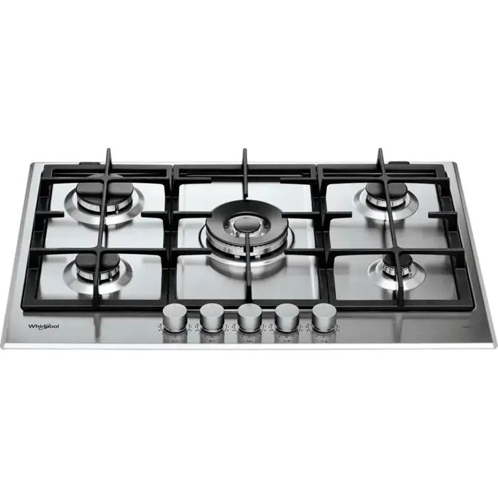 Plaque de cuisson à gaz TC GMAL 7522/IXL 5F 75CM - WHIRLPOOL