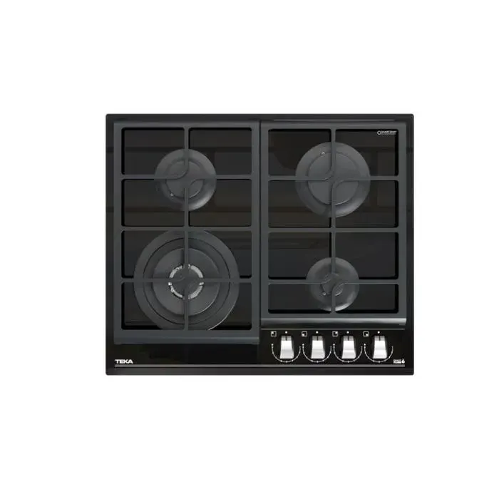 Plaque de cuisson à gaz Teka GZC 64320 XBC BK (E4) 60cm 4 foyers