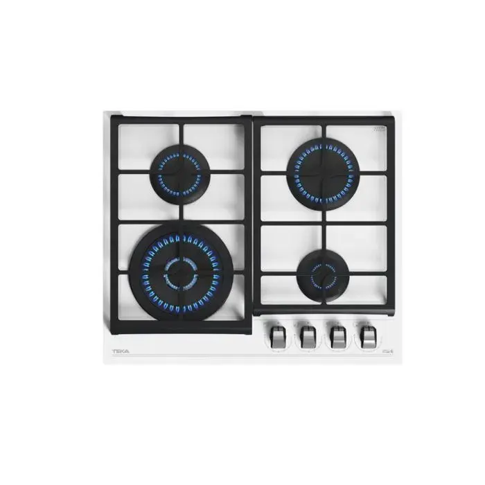 Plaque de cuisson à gaz Teka GZC 64320 XBC WH 60cm 4 foyers