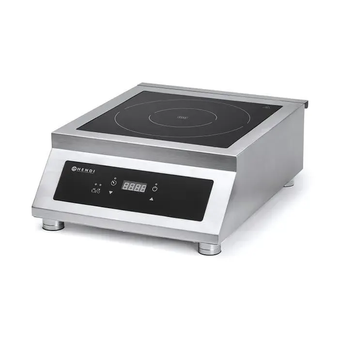 Plaque de cuisson à induction - Hendi - 5000 D - 5000 W - Inox - Commandes tactiles