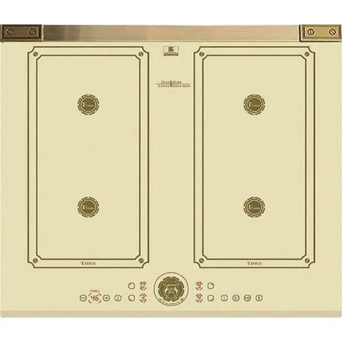 Plaque de cuisson à induction - Kaiser - KCT 6745 FI Elf AD - 60 cm - Beige - Design Art Déco
