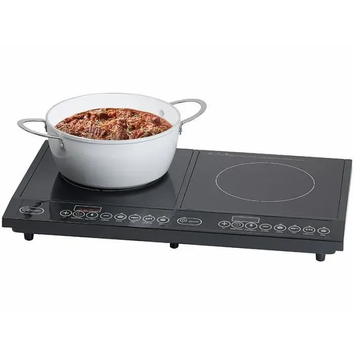 Plaque de cuisson à induction - ROSENSTEIN & SOHNE - Ø 18 cm - 3000 W - Noir - Électromagnétique