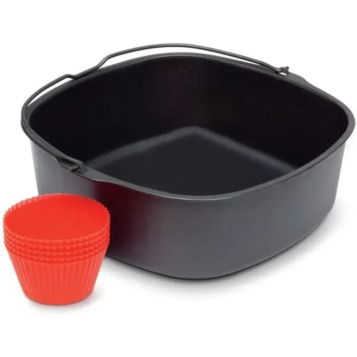 Plaque de Cuisson AntiadhéSive pour Friteuse À Air pour Philips Airfryer Airfryer éLectrique Mitaines de Four en Silicone Accesso