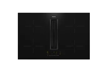 Plaque de cuisson avec hotte intégrée Miele KMDA 7272-1 FR Noir