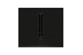 Plaque de cuisson avec hotte intégrée Siemens ED631HQ26E Noir