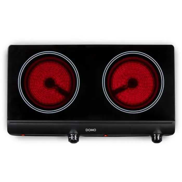 Plaque de cuisson - DOMO - 2 feux - 502 x 294 x 67 cm - DO339KP