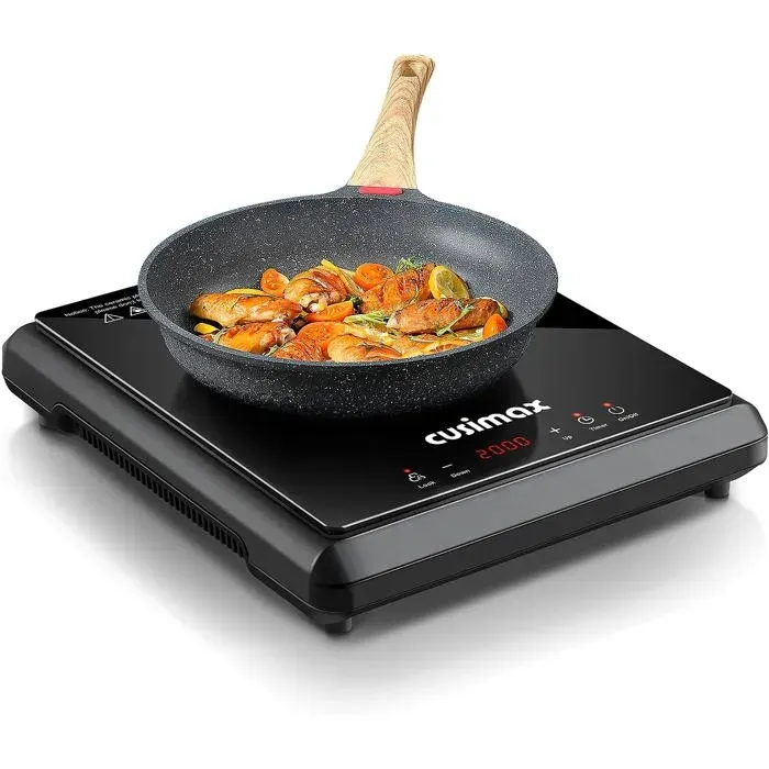 Plaque De Cuisson Électrique 2000 W Pour La Maison Avec 9 Vitesses Plaque De Cuisson En Céramique Sensor Touch Sécurité En[PE516]