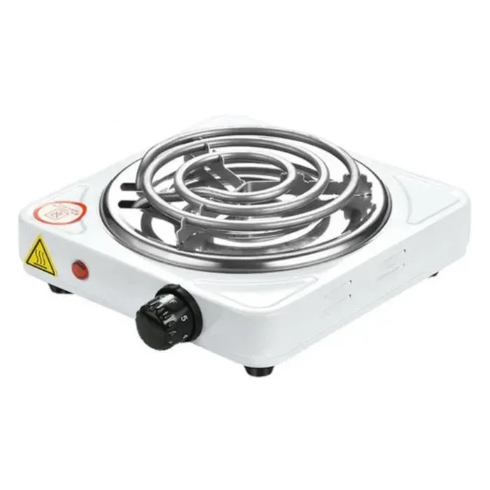 Plaque de cuisson électrique - MOTHINESSTO - Modèle 1000W - 1 brûleur - Prise UE - Compacte et portable