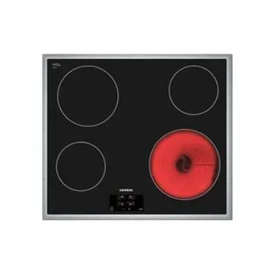 Plaque de cuisson électrique SIEMENS ET645HE17 - verre-céramique - 4 zones de cuisson