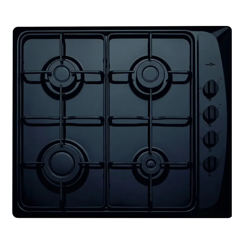 Plaque De Cuisson Gaz High One Tga 4 K Sist — coloris Noir