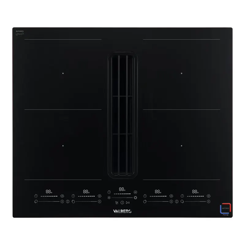 Plaque De Cuisson Induction Aspirante Valberg Ih 4 Htb 2 — coloris Noir