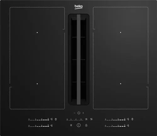 Plaque de cuisson induction avec hotte intégrée BEKO HIXI64701UP