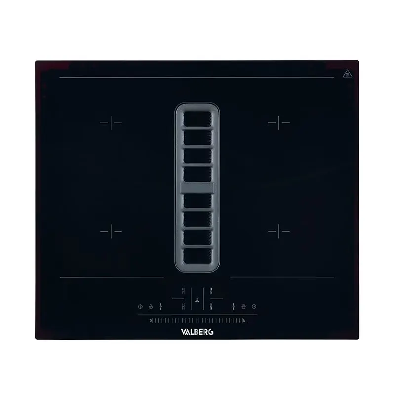 Plaque De Cuisson Induction Valberg Aspirante Ih 4 Htb 2fz 929c — coloris Noir