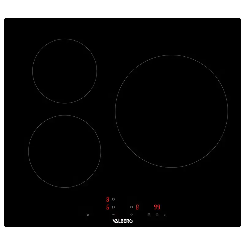 Plaque De Cuisson Induction Valberg Ih 3 Tb 342c — coloris Noir