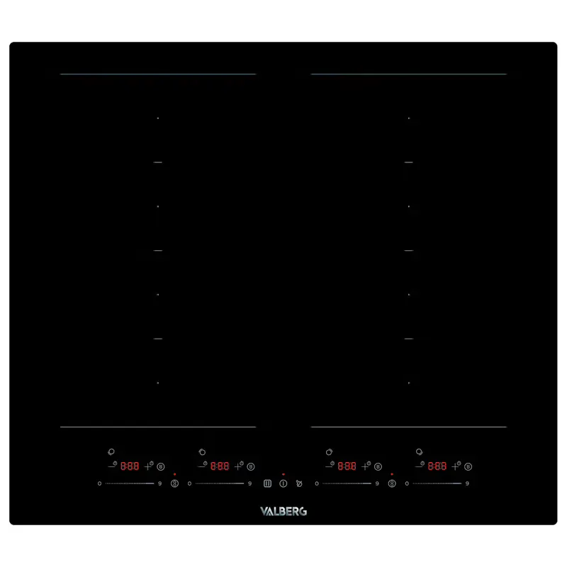 Plaque De Cuisson Induction Valberg Ih 4 Tb 2hfzs 007c2 — coloris Noir