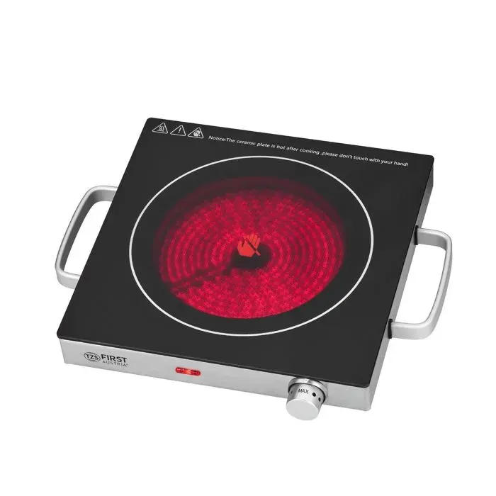 Plaque de cuisson posable 2000W - céramique températures jusquà 300°C - Table de cuisson portable