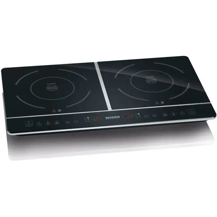 Plaque de cuisson posable SEVERIN - DK1031 - Induction 2 foyers - Jusquà 240°C - 3400W
