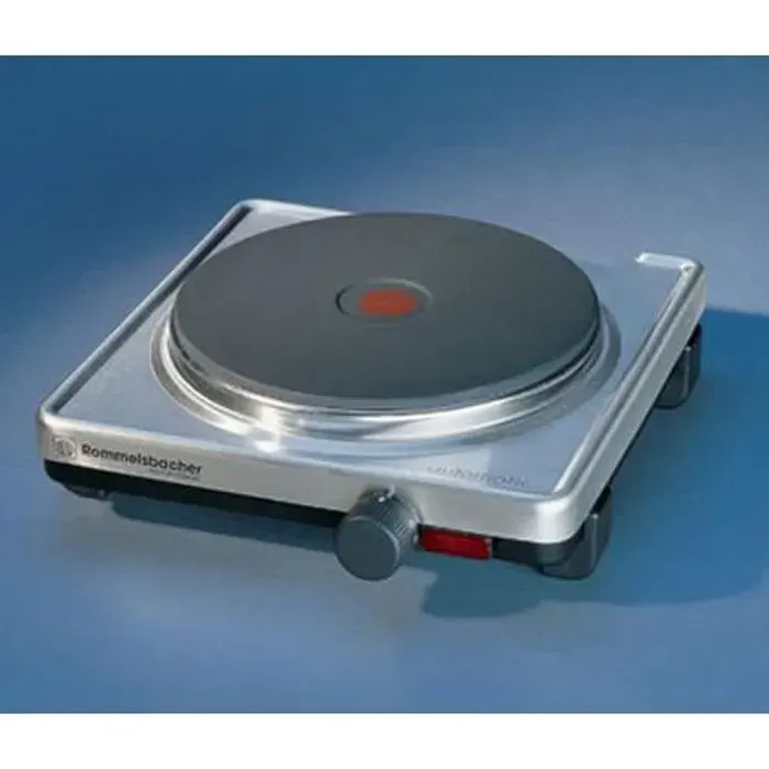 Plaque de cuisson Rommelsbacher AK 2099-E - Dessus de table - Plaque scellée - Acier inoxydable - 2000 W - 18 cm