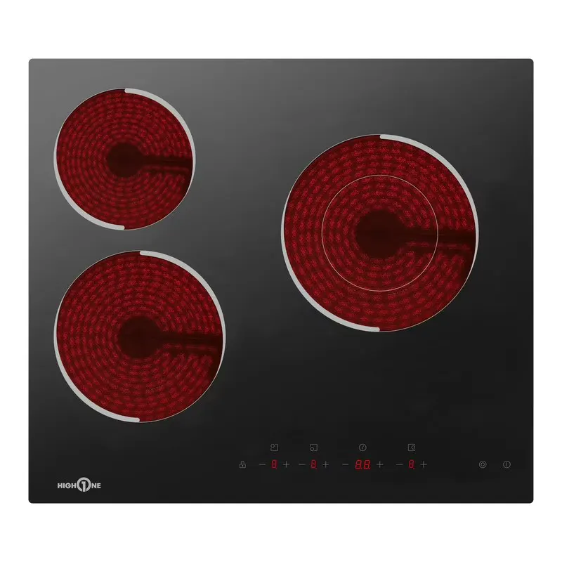 Plaque De Cuisson Vitroceramique High One Vh 3 T 007c — coloris Noir