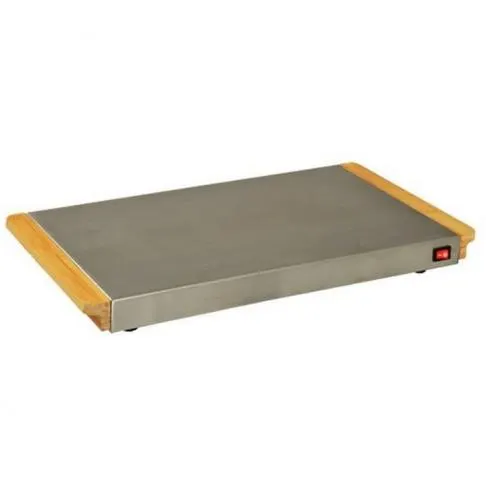 Plaque et chauffe-plat KITCHEN CHEF KCPA 2 SD — coloris Inox