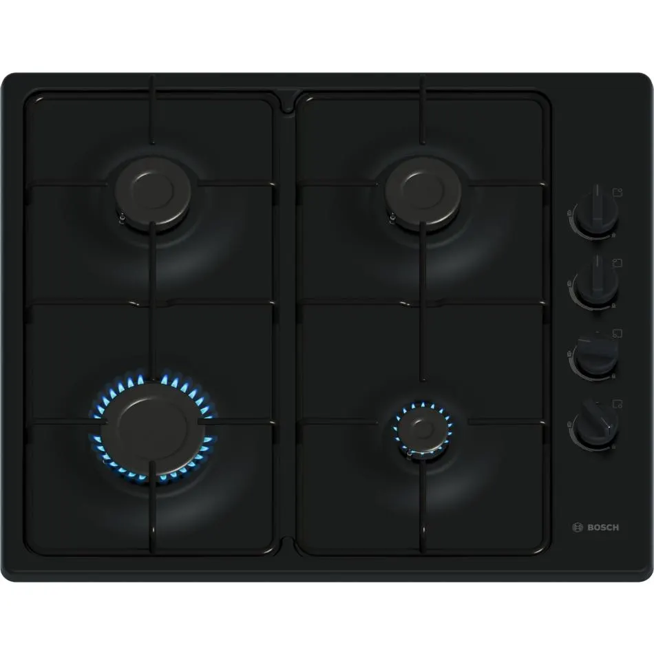 Plaque gaz BOSCH PBP6B6K80 — coloris Noir