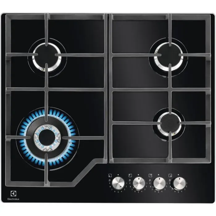 Plaque gaz dessus verre ELECTROLUX KGG64362K — vue 2