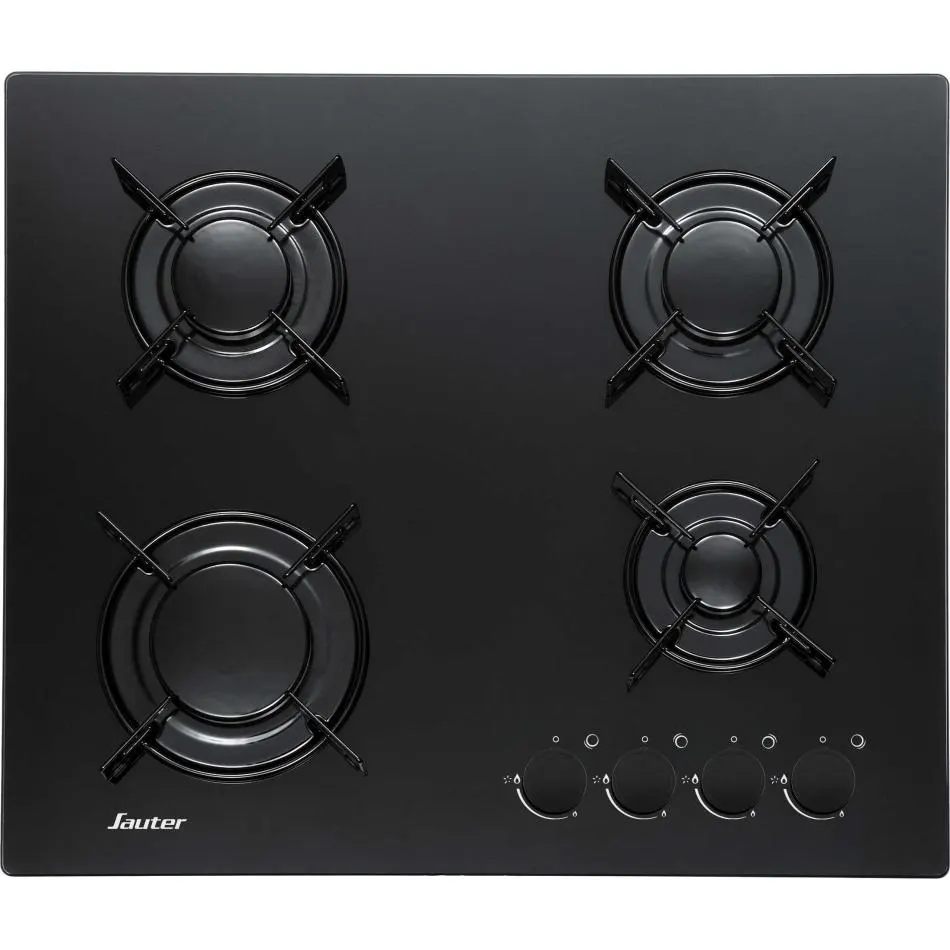Plaque gaz dessus verre SAUTER SPG3465B — coloris Noir