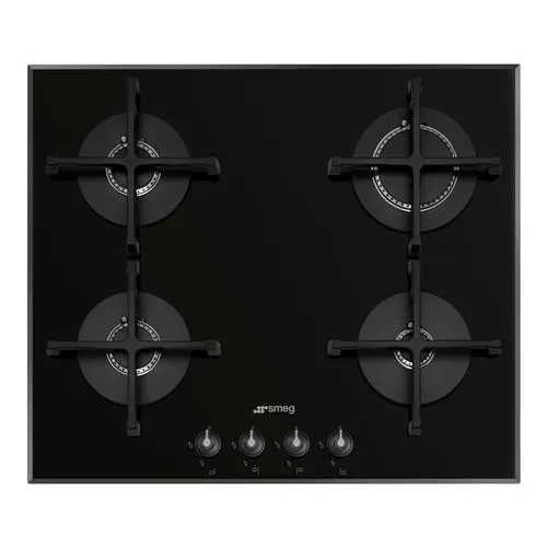 Plaque gaz Encastrable Smeg PV164B3 7500 W Noir