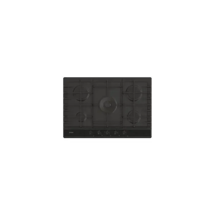 Plaque gaz Haier HAHG7W5HEB - Gaz - Noir - 5 foyers - Allumage piezzo