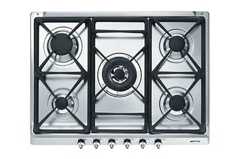 Plaque gaz SMEG SE 70 SGH 5 — vue 2