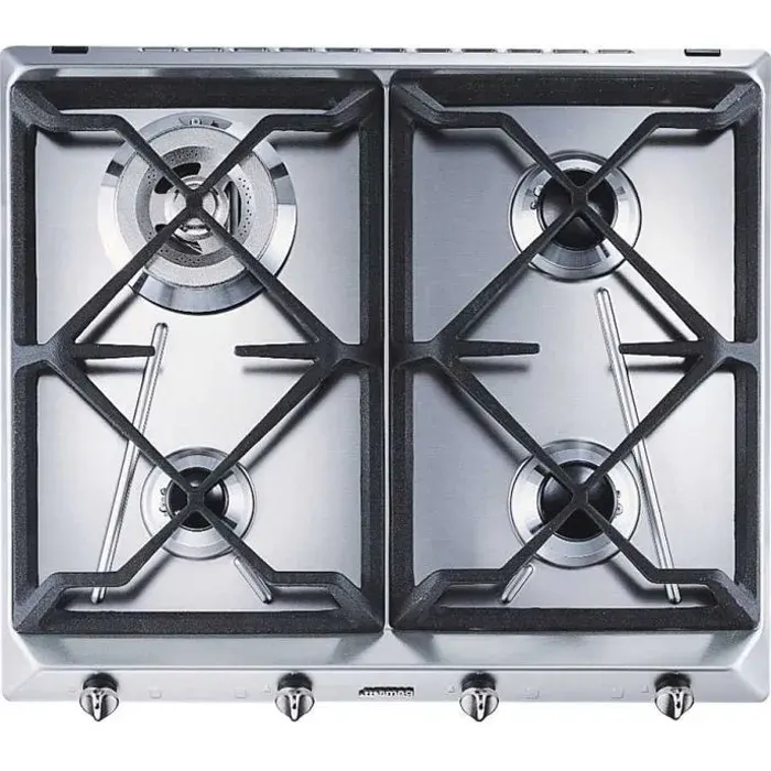 Plaque gaz Smeg SRV564GH3 INOX — vue 2