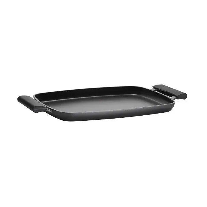 Plaque grill - INOXIBAR - Spéciale four - aluminium fondu - antiadhésif Greblon - four 220°C